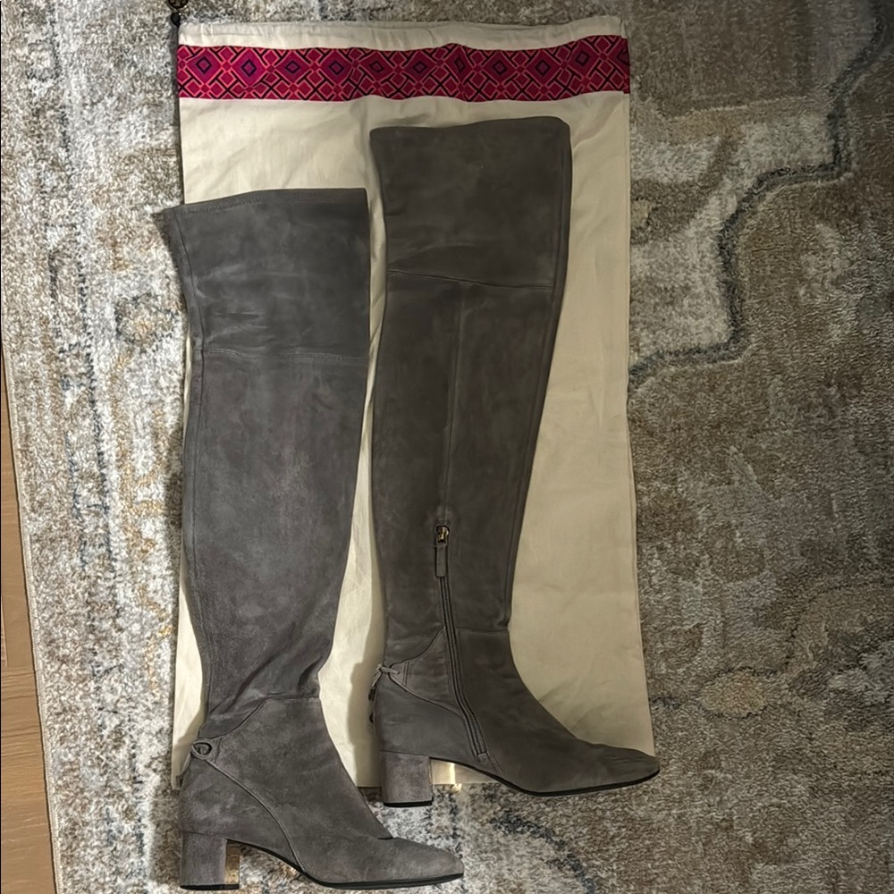 Tory Burch Suede Over-the-knee Boots